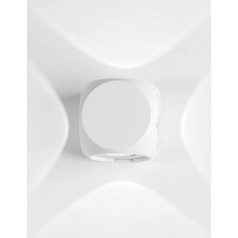 Unique wall lamp Zari 4-light white