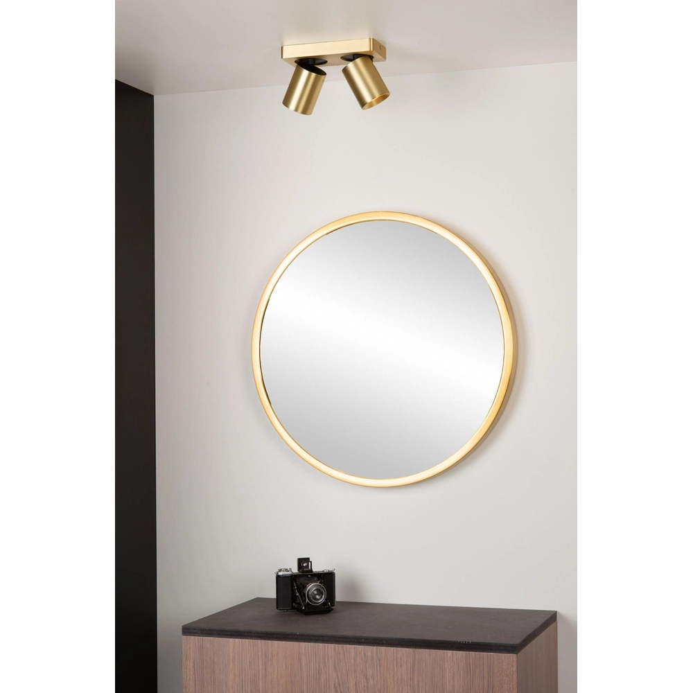 Ceiling spotlight Nigel 2-light gold Lucide 5411212092977