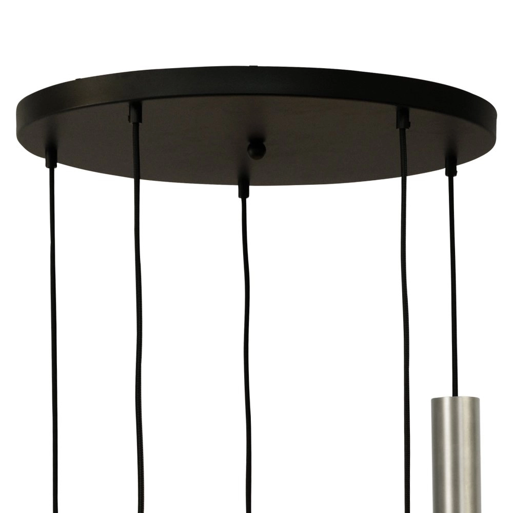 Hanging lamp Run 5-light stainless steel with gunmetal Masterlight 8718121242149