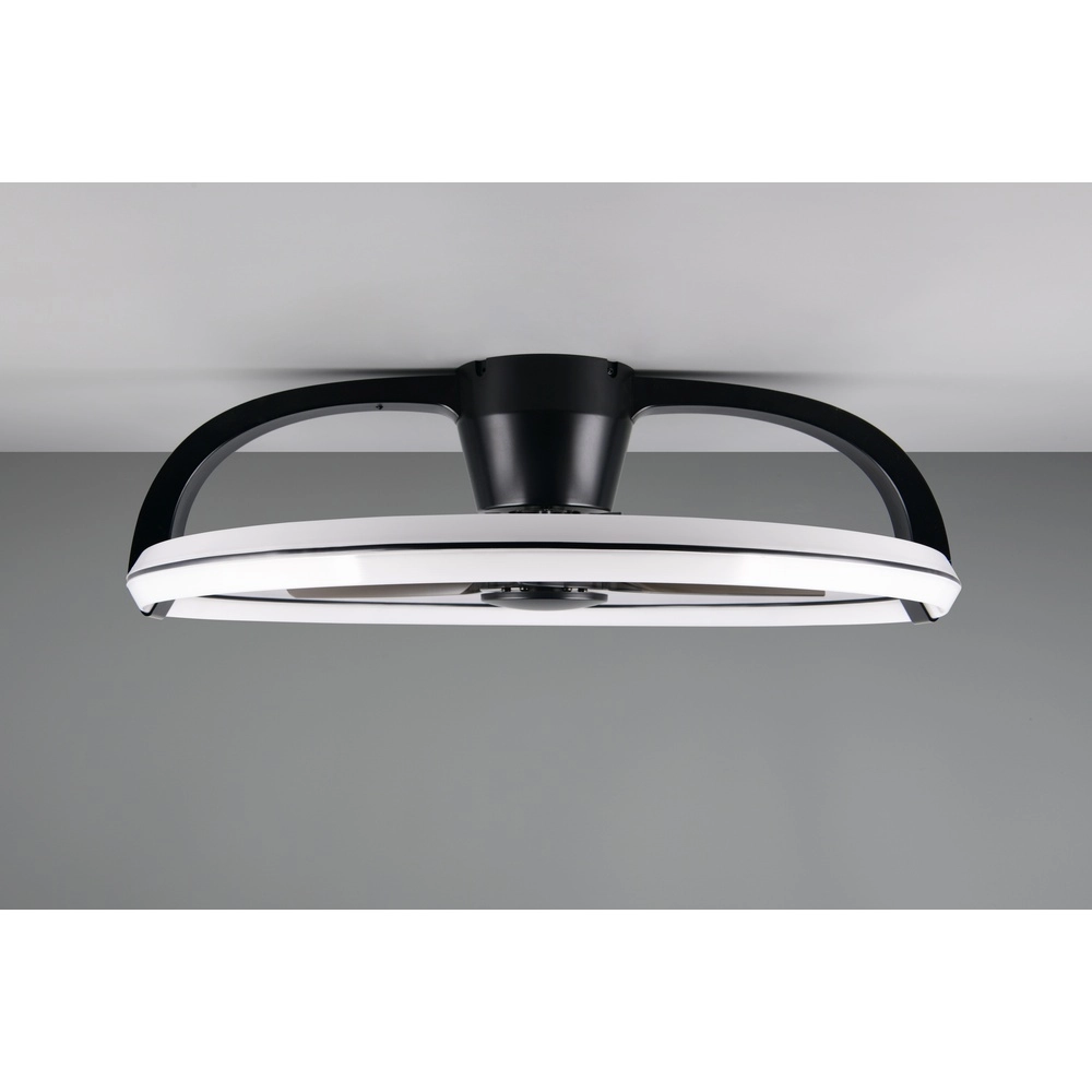 Smarthome fan Stockholm black Ø 73,5 Tuya Trio 4017807693133