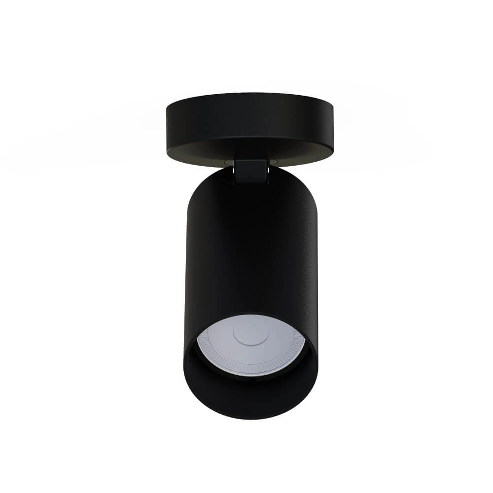 Black surface-mounted spotlight Mono tiltable Lyora 5903139783897