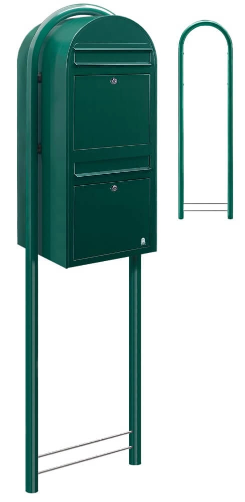 Mailbox Duo 6005 Dark green Bobi 6417237014061