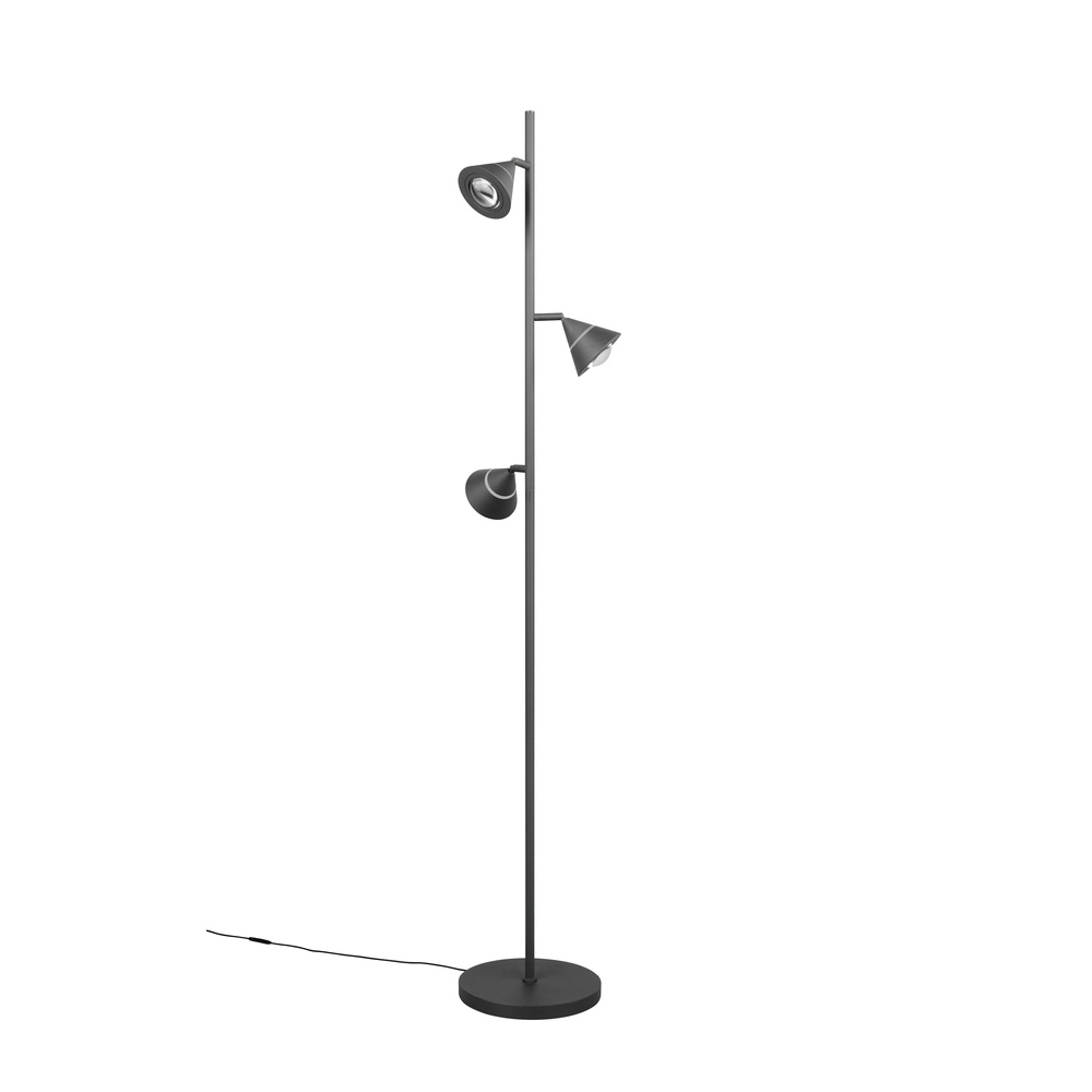 Floor lamp Romeo black Trio 4017807675399