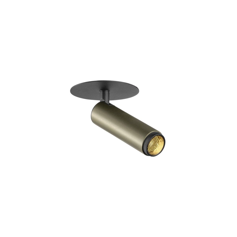 Recessed spotlight Grip! S bronze with black 3000K
