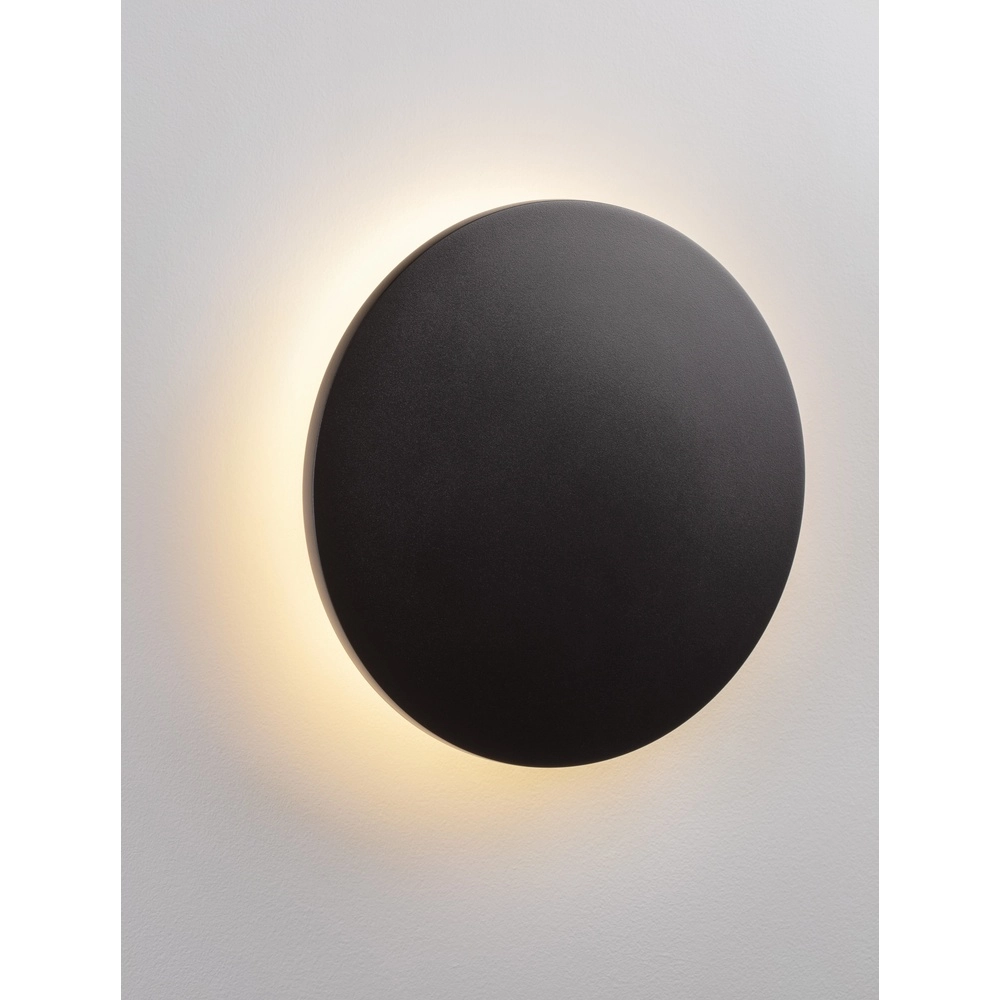 Round wall lamp Copper black Ø 24cm Lyora 5212017447364