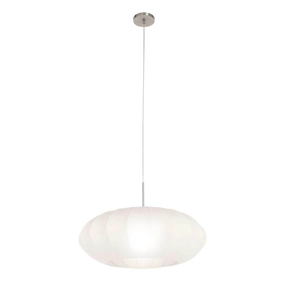 Pendant lamp Sparkled Light metal with white shade Steinhauer 8712746173130