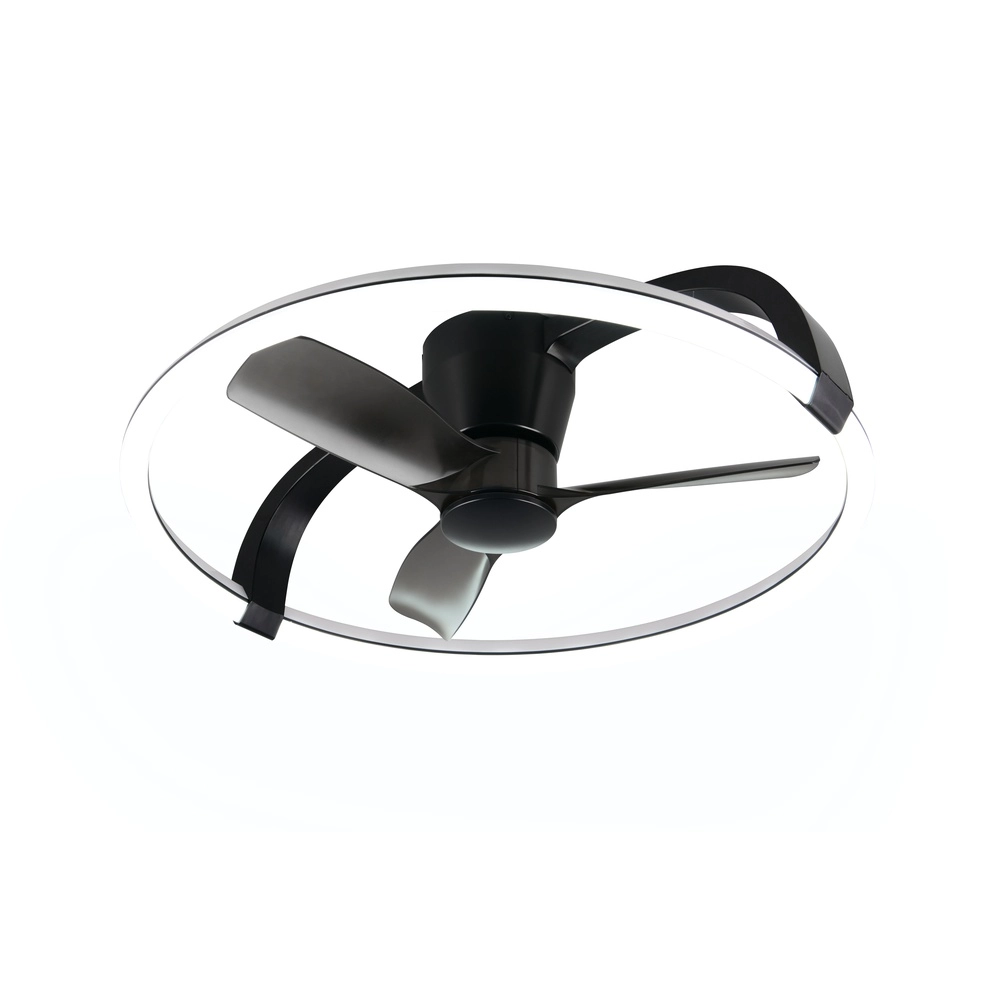 Smarthome fan Stockholm black Ø 73,5 Tuya Trio 4017807693133