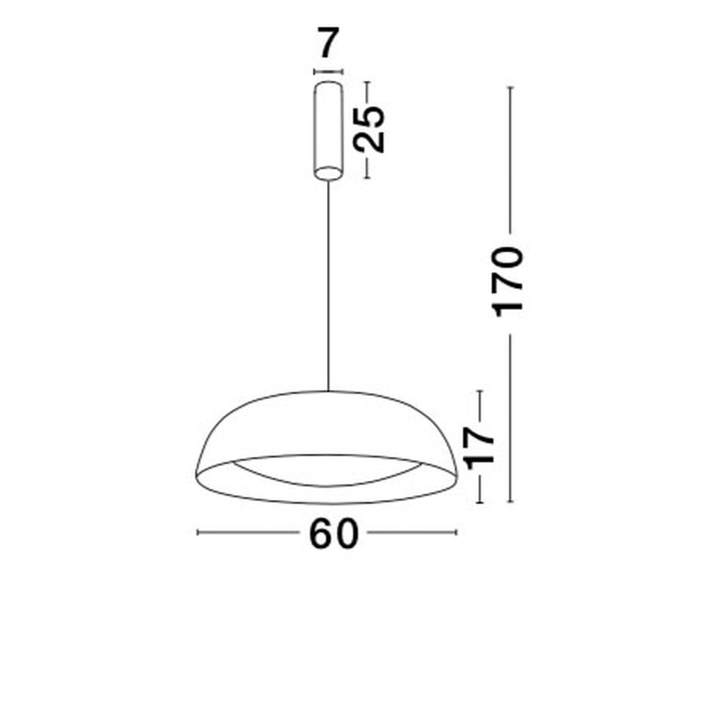 Design pendant lamp Landon black with copper Lyora 5212017413611