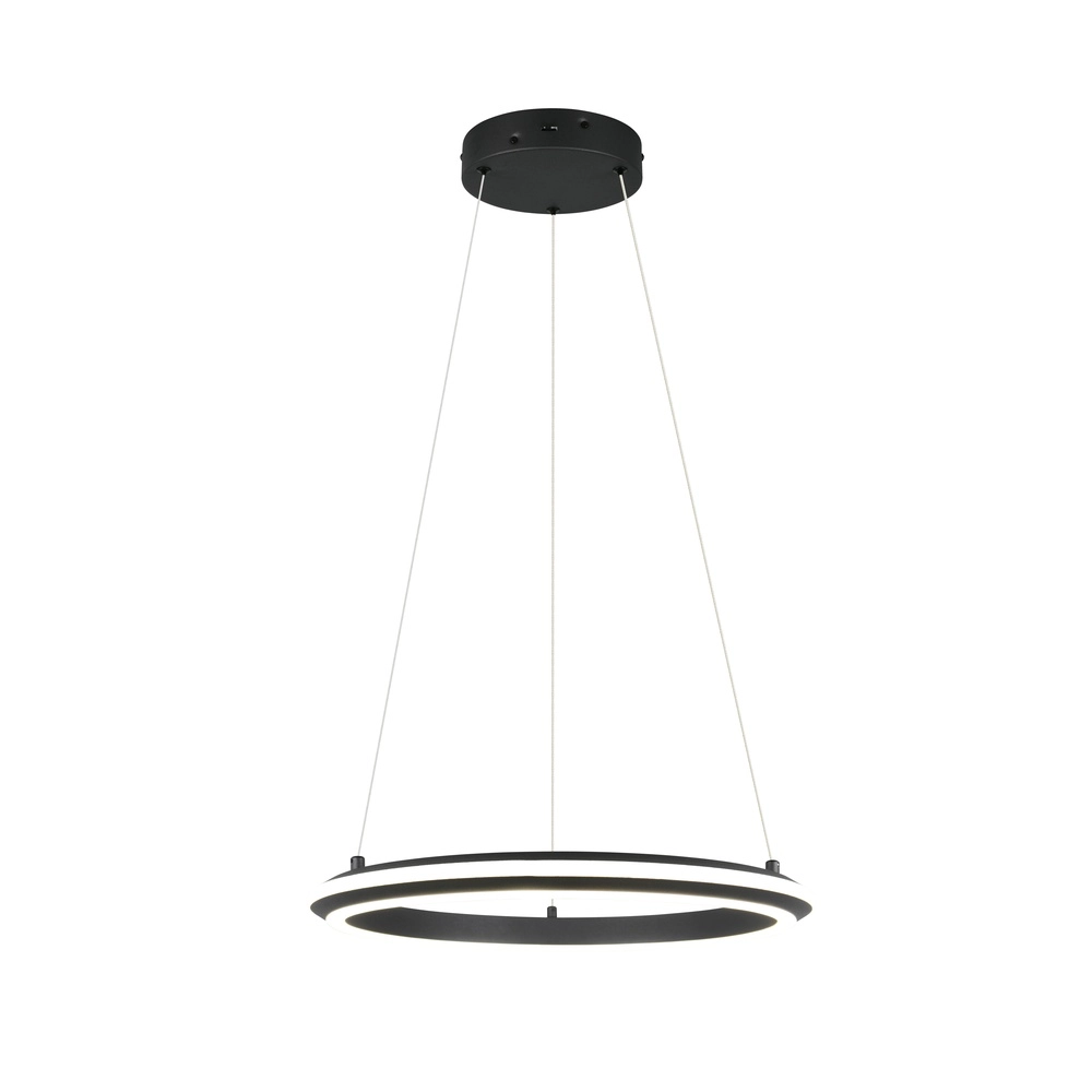 Pendant lamp Amador black Ø 45cm Trio 4017807656626