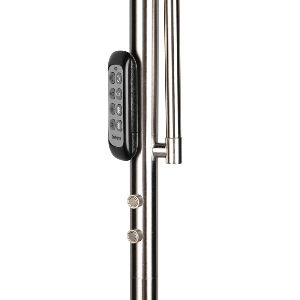Floor lamp Palermo nickel with reading lamp Trio 4017807641370
