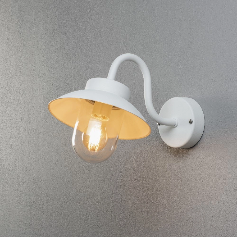 Barn lamp Vega Mini 22cm white KonstSmide 7318304172501