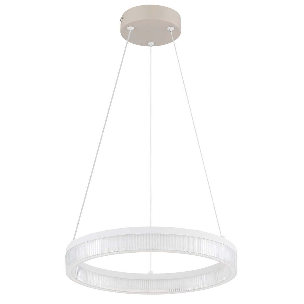 Modern pendant lamp Zara sand brown Ø 33cm Globo 9007371570072