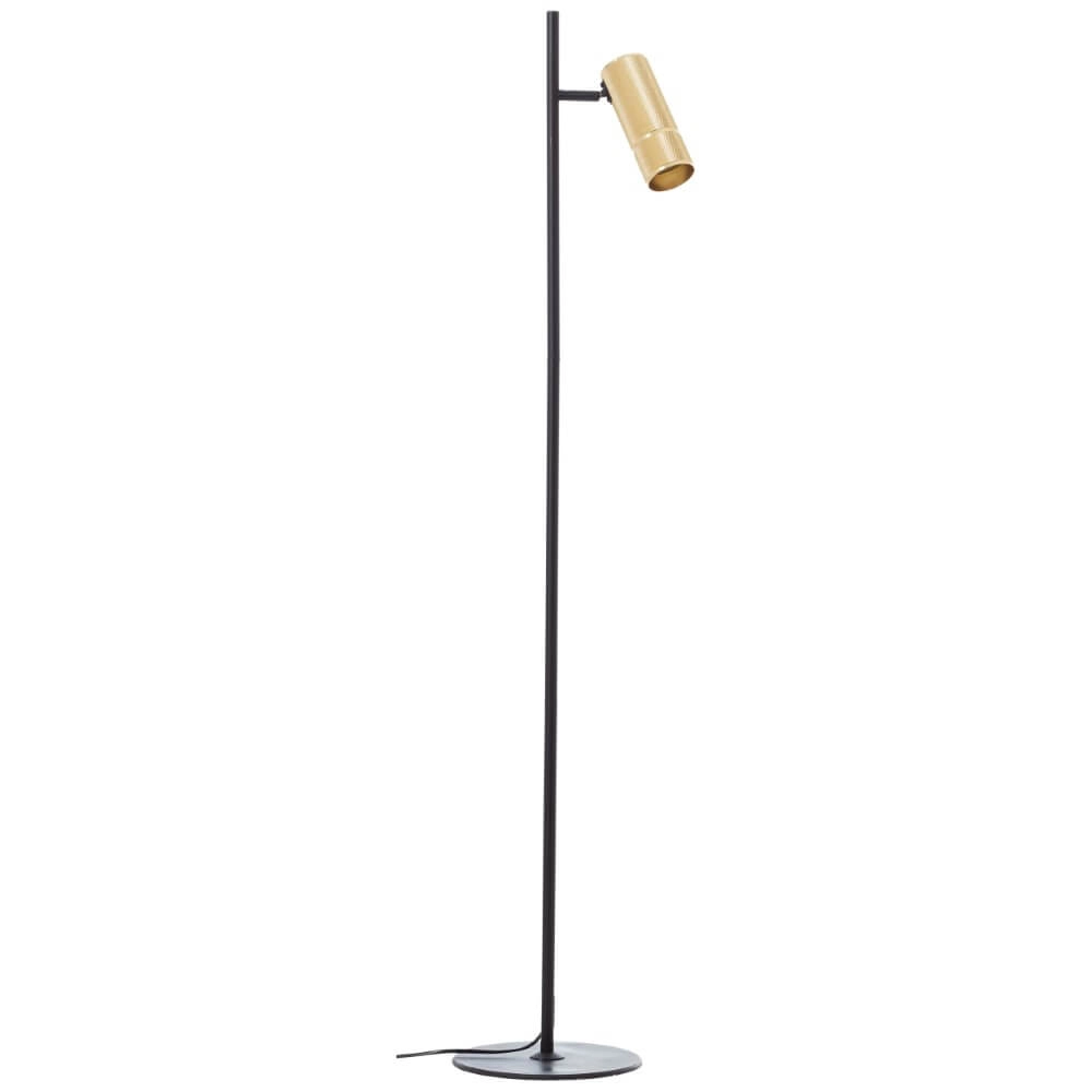 Floor lamp Marty black with gold Brilliant 4004353438356