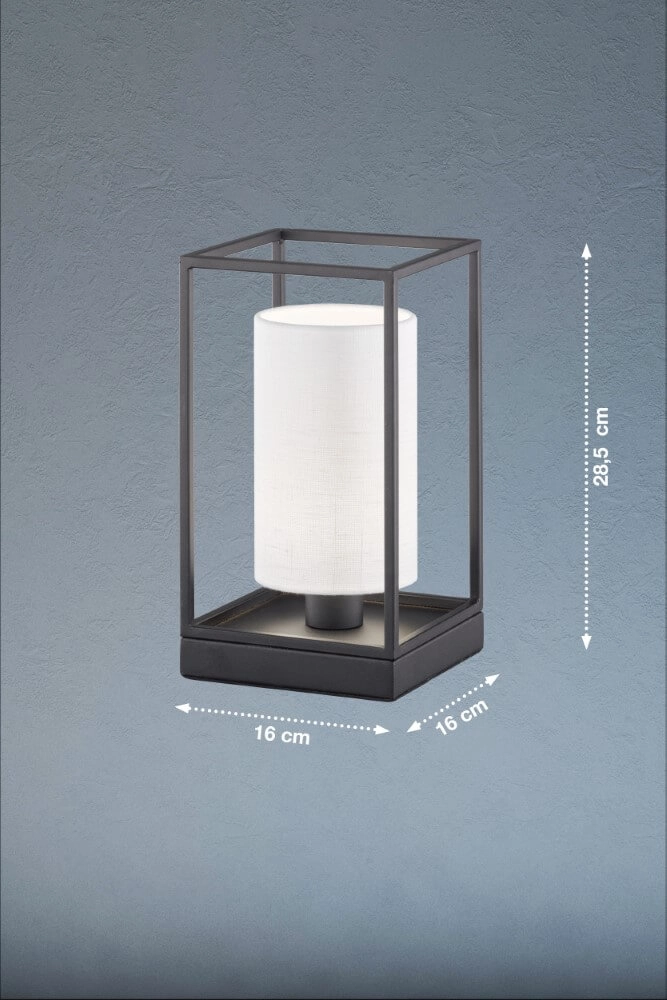 Rural table lamp Gilli white hood Fischer & Honsel 4003694505772