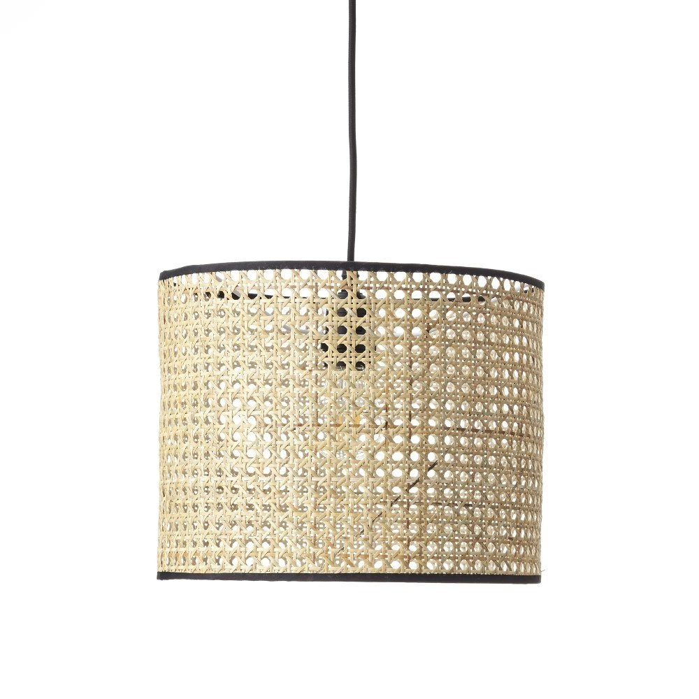 Rattan pendant lamp Wiley Ø 30cm Brilliant 4004353351662