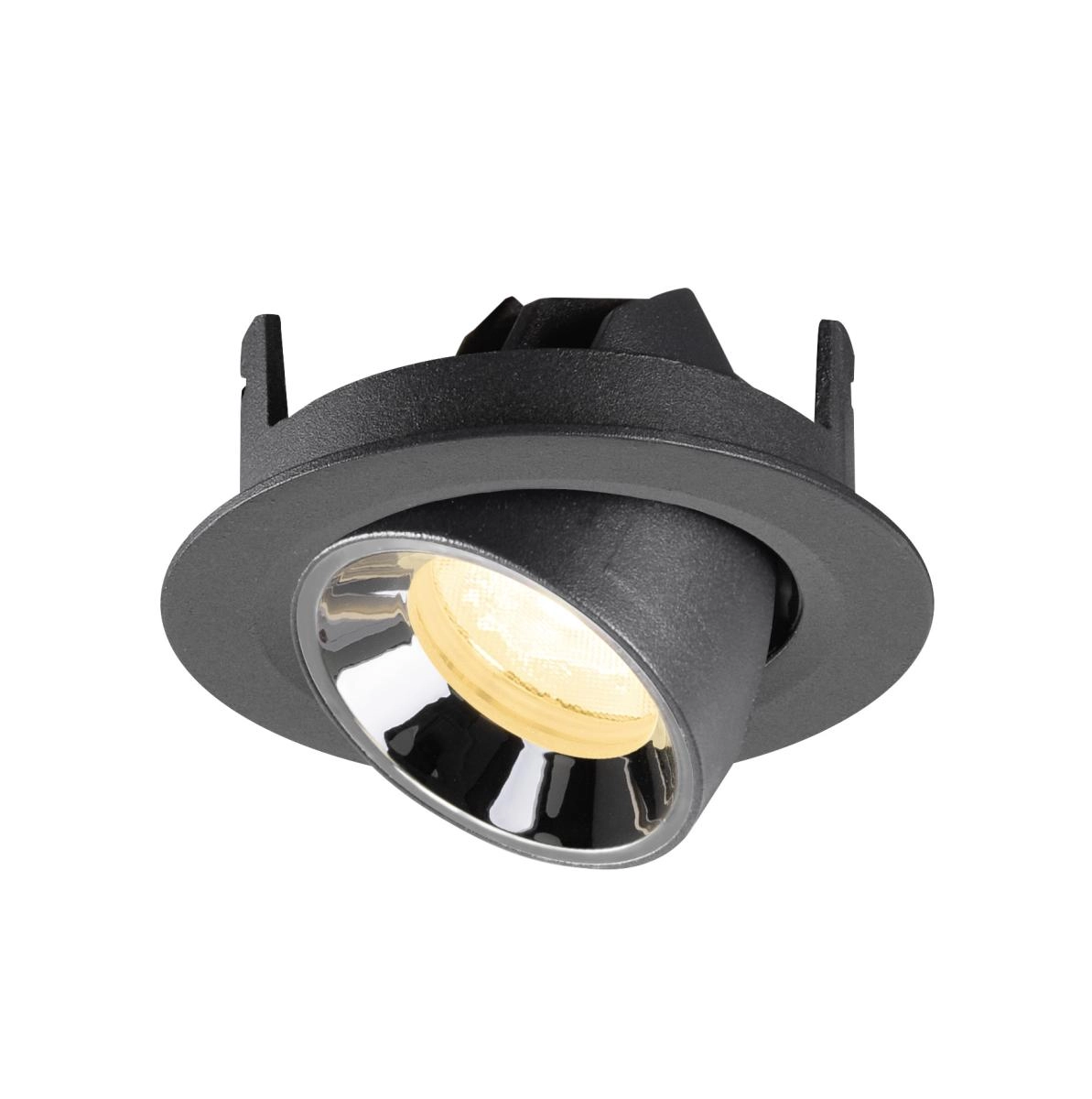 Recessed spotlight Numinos Gimble XS black/chrome 3000K - 40deg SLV 4024163307055