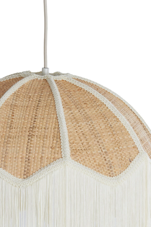 Cream pendant lamp Malacia Ø 40cm Light & Living 8717807761257