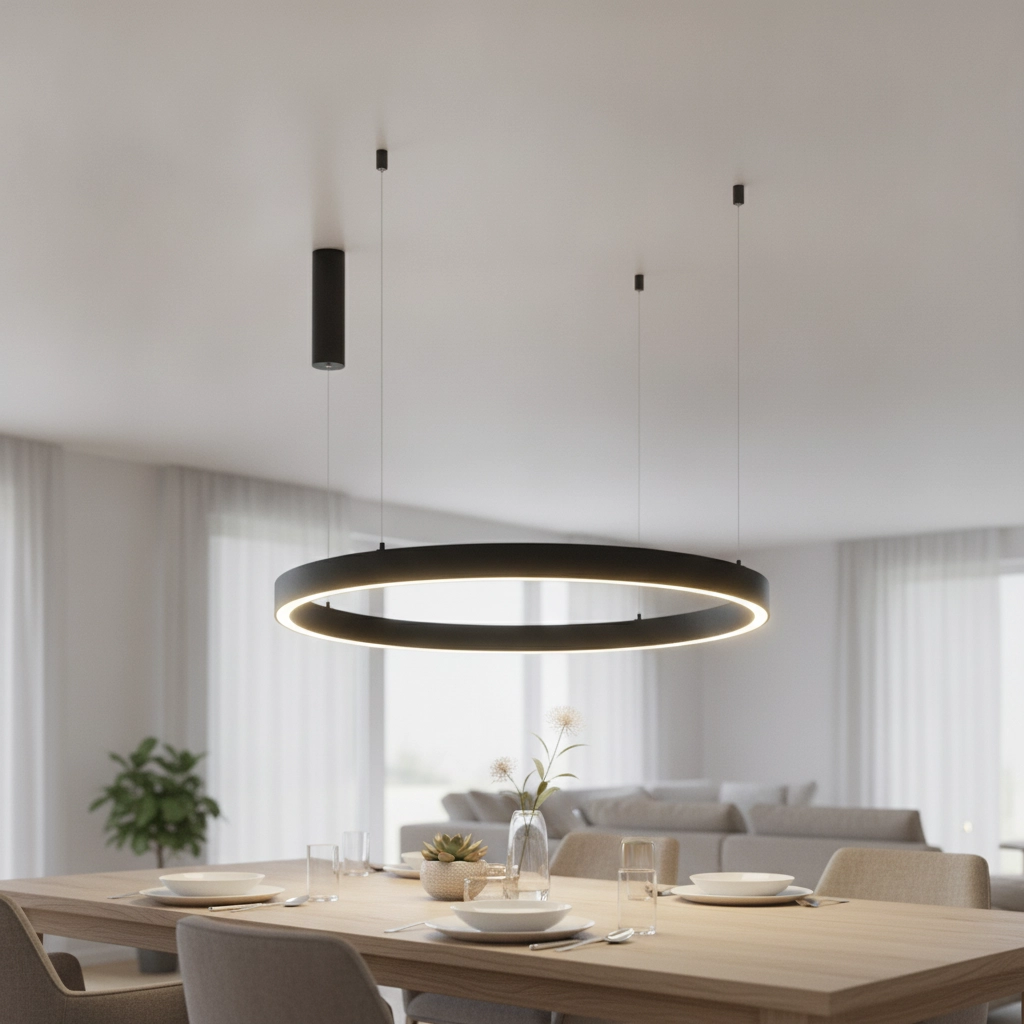 Design pendant lamp Sting black Ø 100cm