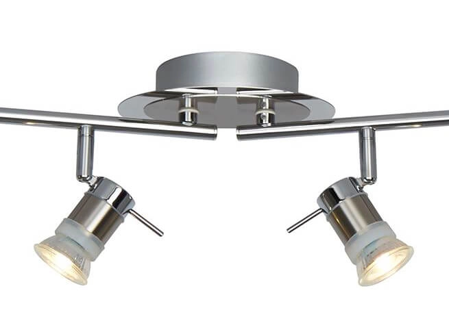 Bathroom surface-mounted spotlight Aries 4-light grey Searchlight 5053423076942