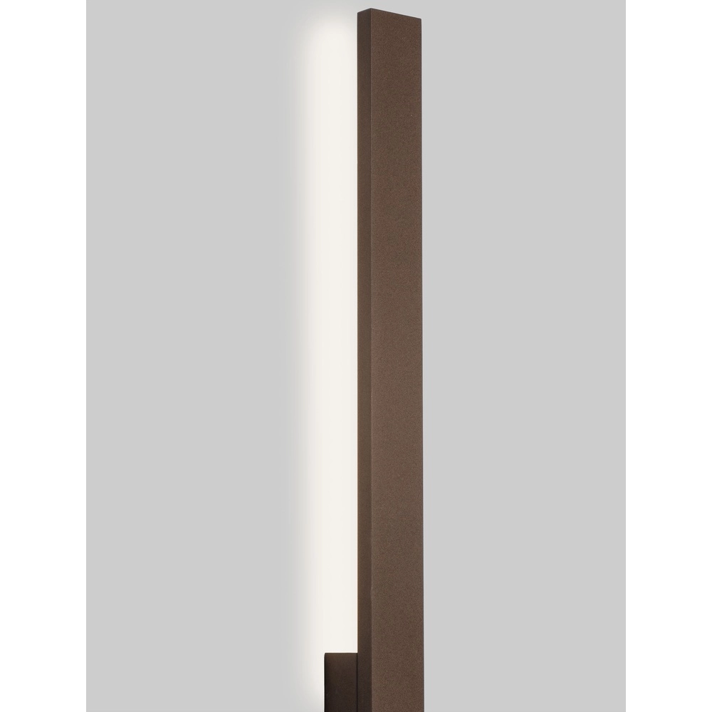 Sleek wall lamp Doul Rust brown 121cm Lyora 5212017472410
