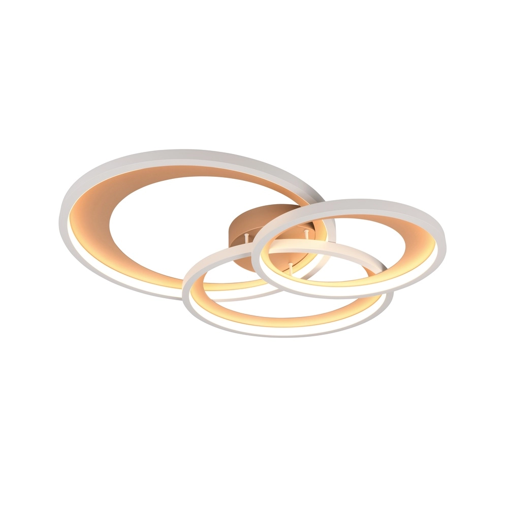 Modern ceiling lamp Granada mocha brown
