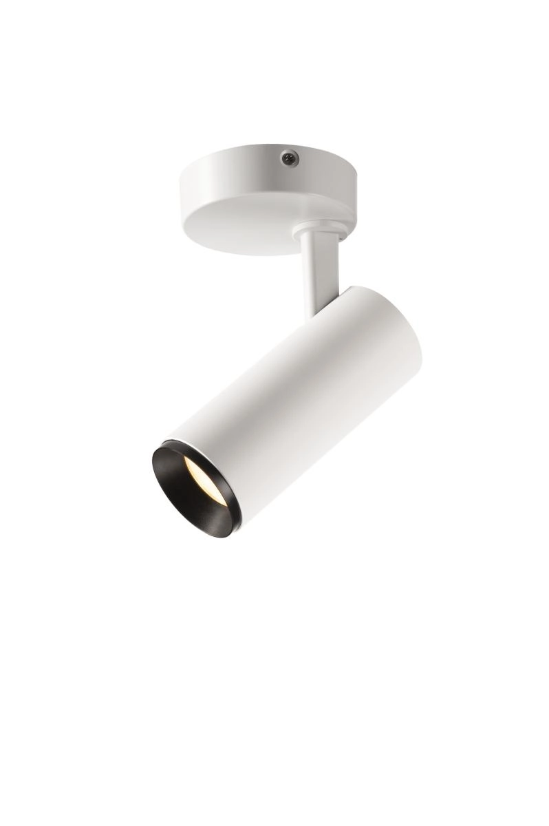 Surface-mounted spot Numinos S white/black 3000K - 24deg
