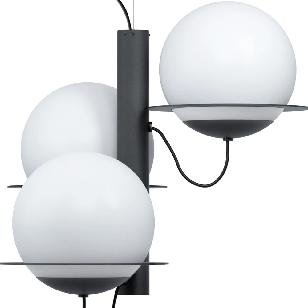 Unique pendant lamp Sabalete Black Eglo 9002759983642