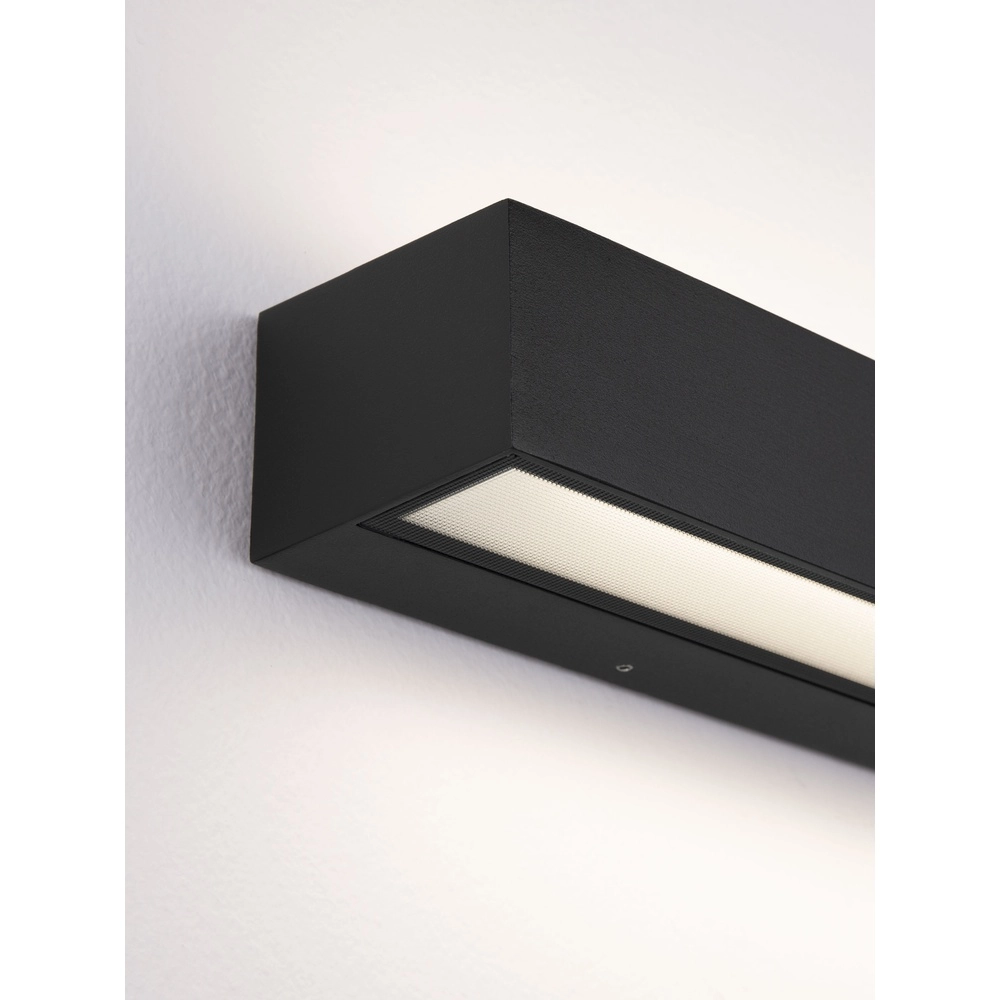 Sleek wall lamp Lane black 36cm - 28W Lyora 5212017496751