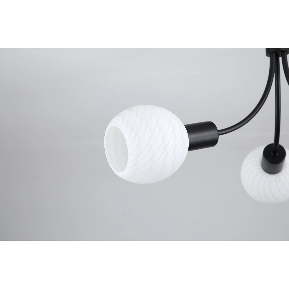 Ceiling lamp Nova black 3-lights Searchlight 5053423301297