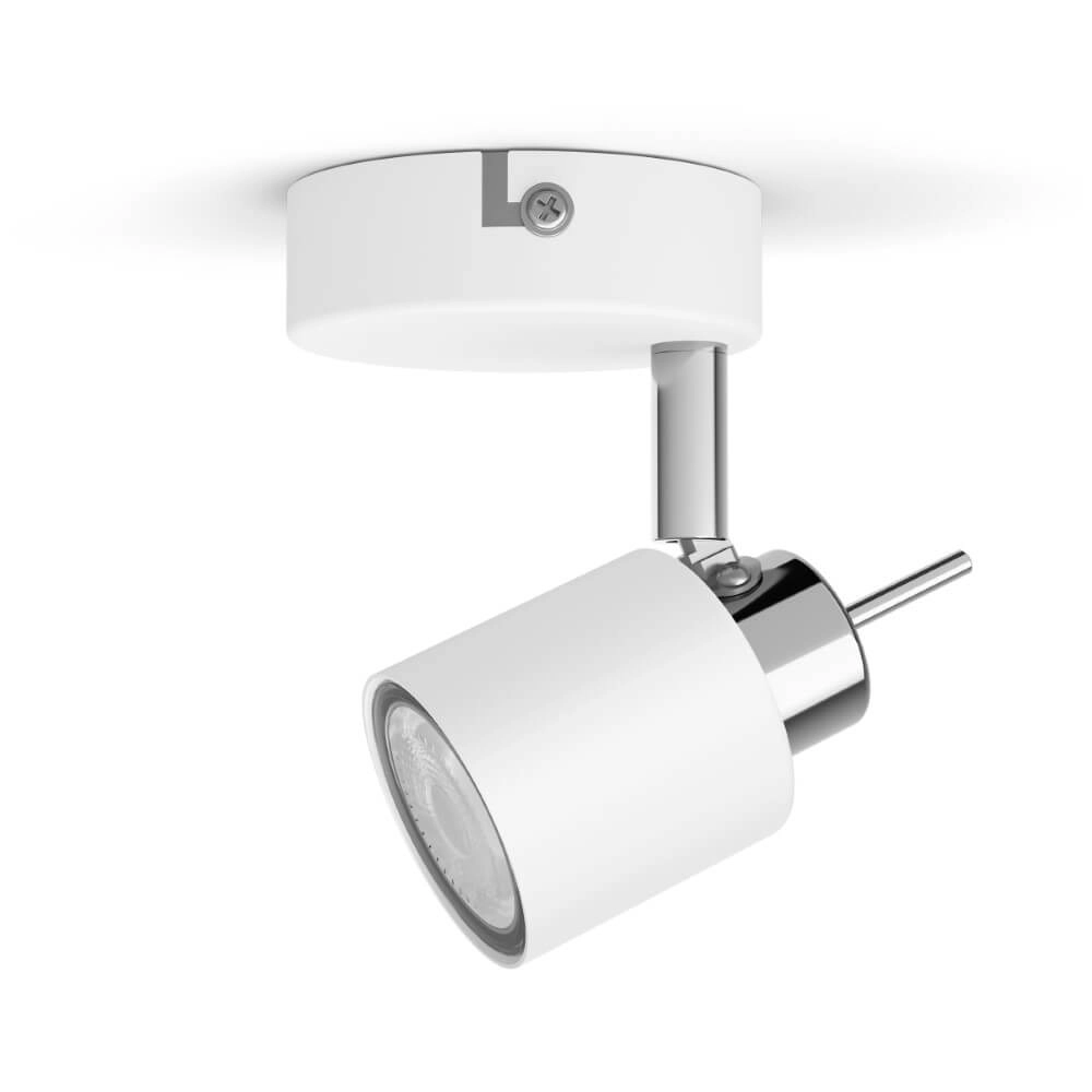 White wall spotlight Meranti
