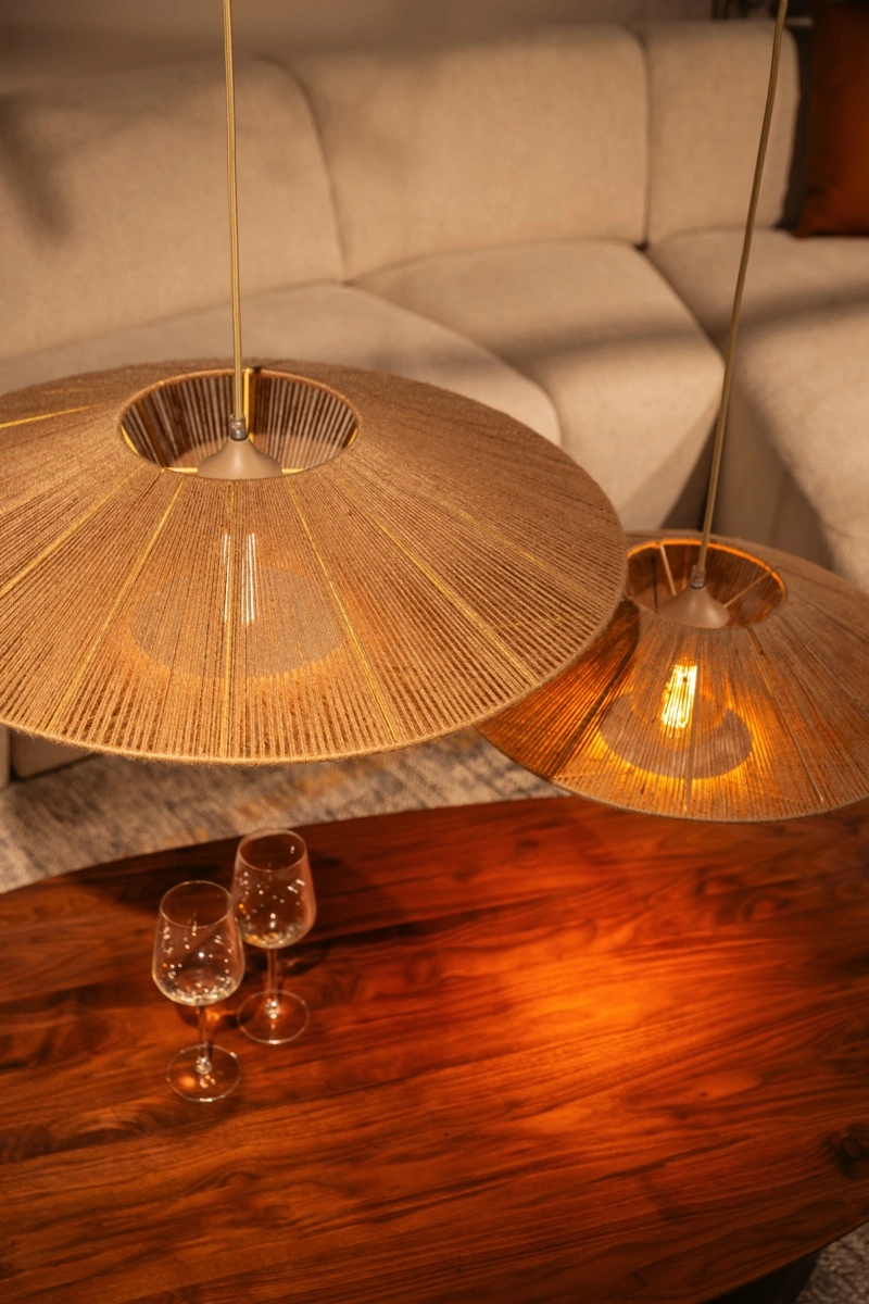 Rattan pendant lamp Milou Ø 65cm ETH 8720195311218