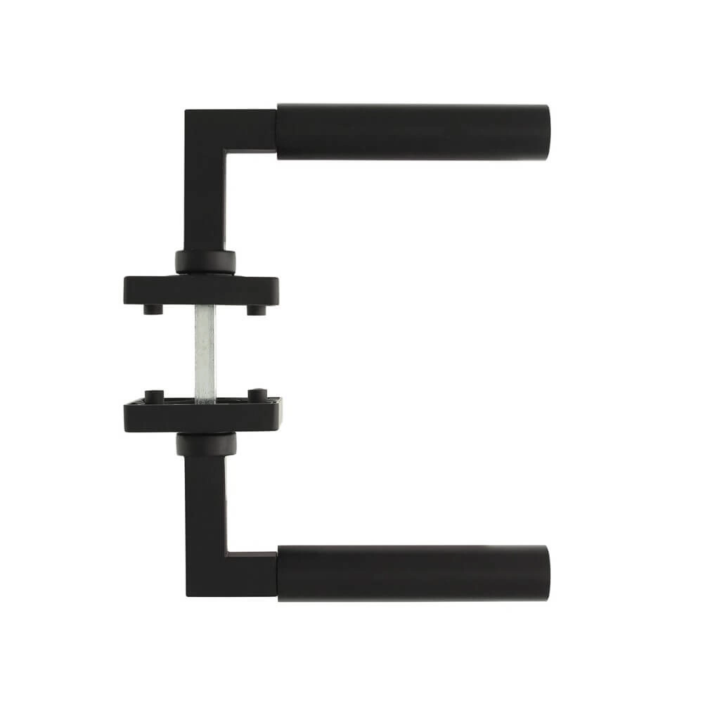 Door handle Bau-Stil Square rosette black Intersteel 8714186556405
