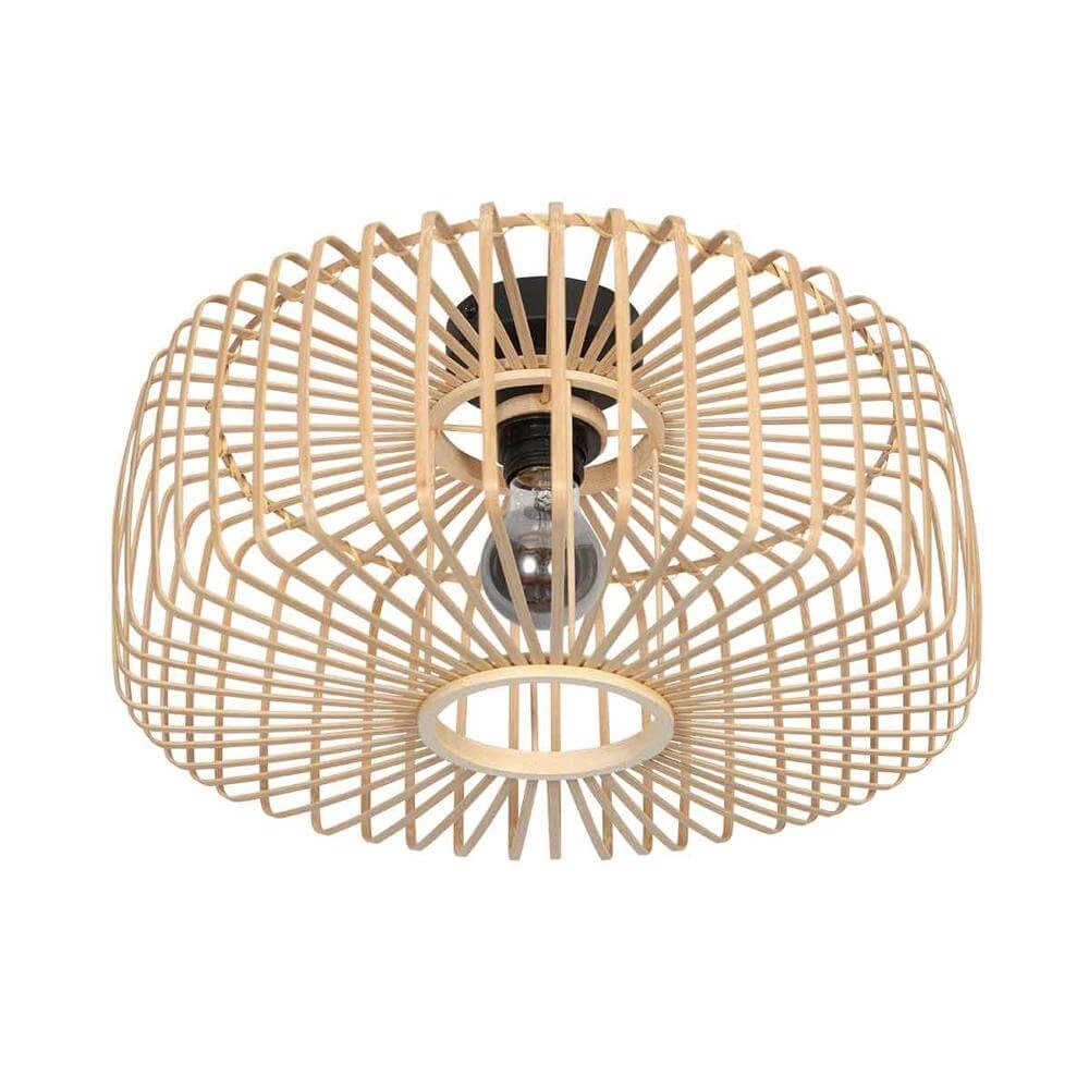 Bamboo ceiling lamp Bloeba Ø 50cm Steinhauer 8712746176773