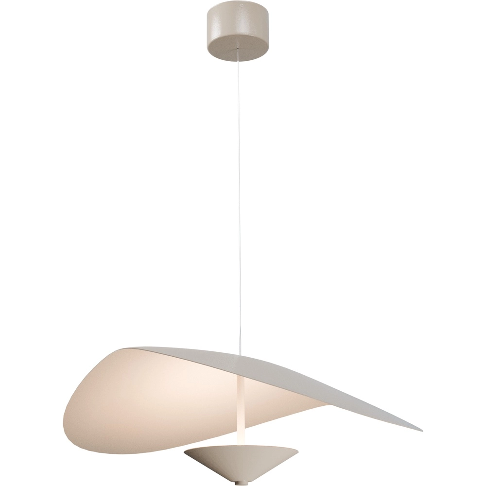 Danish style pendant lamp Lente Ø 60cm - sand - with pulley