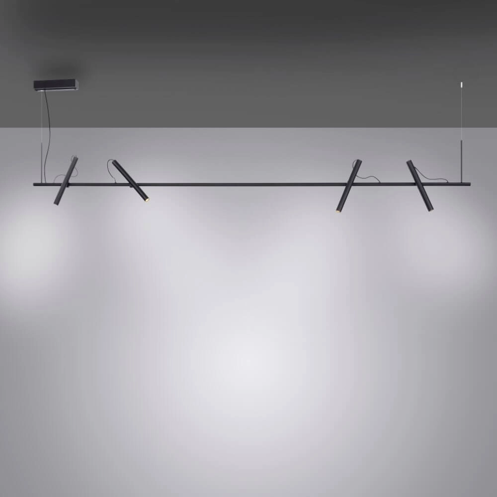 Design hanging lamp Pure Tutua black Paul Neuhaus 4012248365540