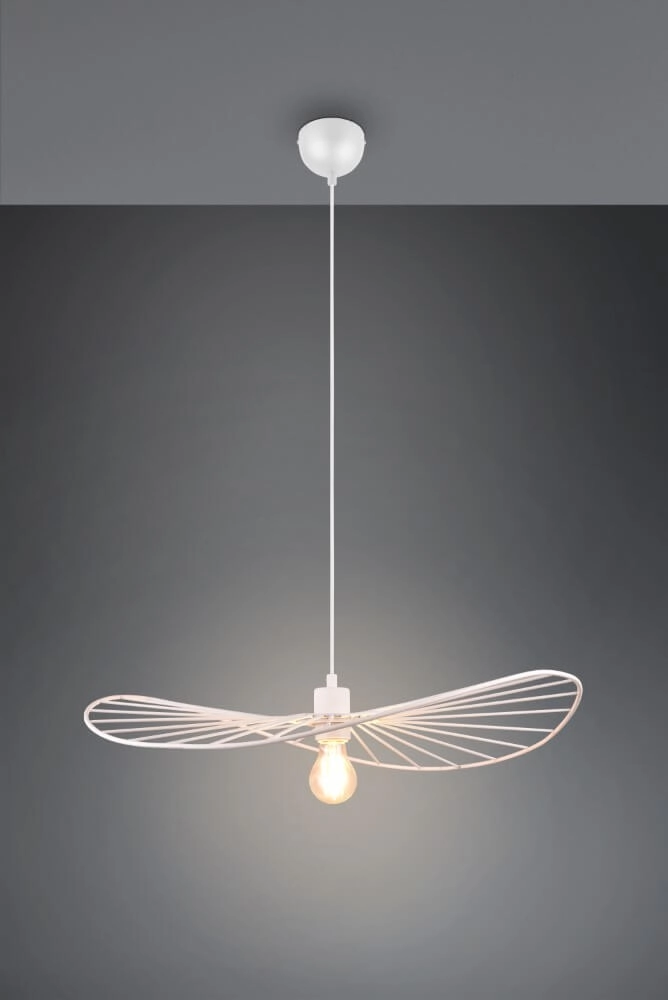 Hanging lamp Chapeau white Trio 4017807574104