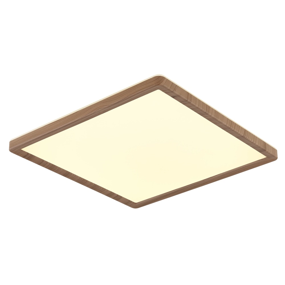 Ceiling light Sapana square 29.4cm wood Globo 9007371448432
