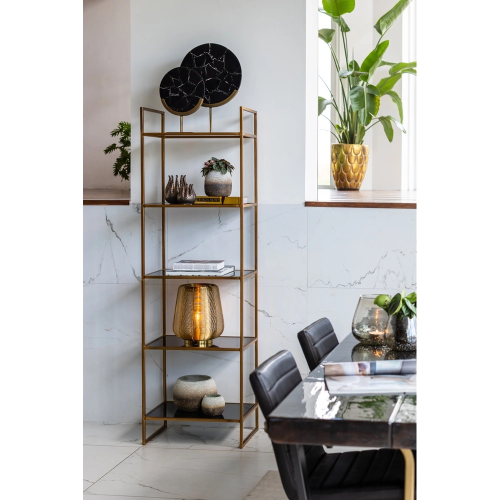 Golden table lamp Adeta Ø 29cm Light & Living 8717807600945
