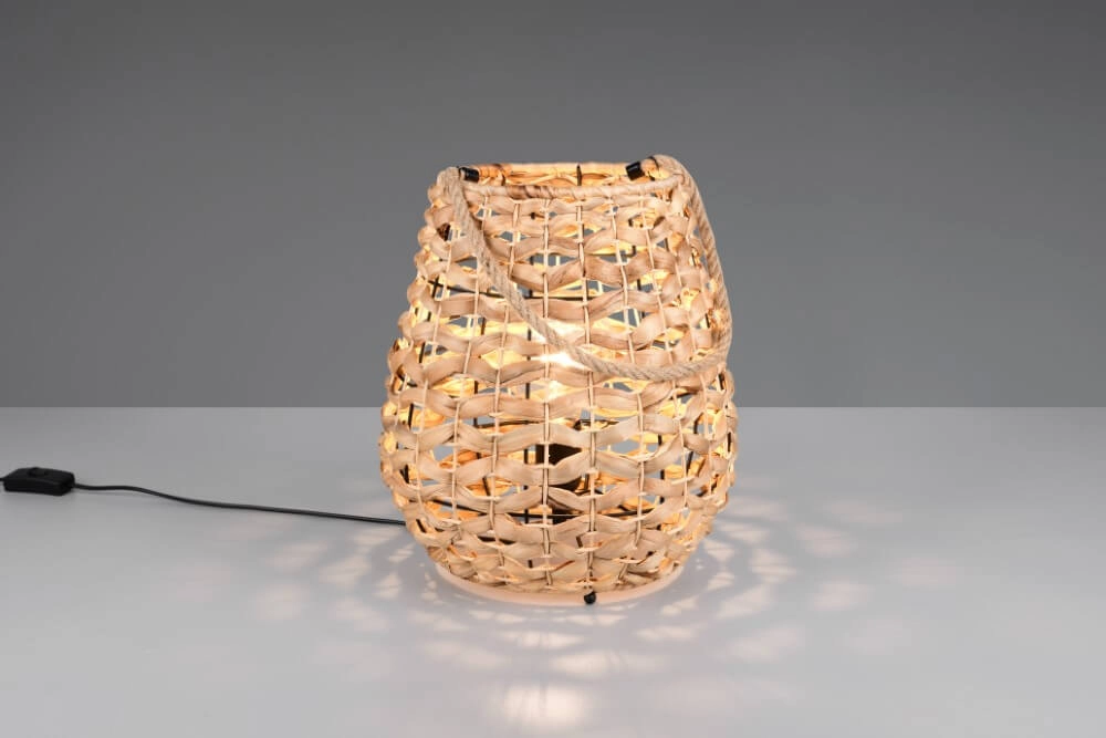 Country table lamp Jean Ø 29cm rattan Trio 4017807637687