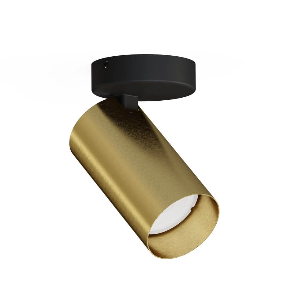 Surface-mounted spotlight Mono gold with black