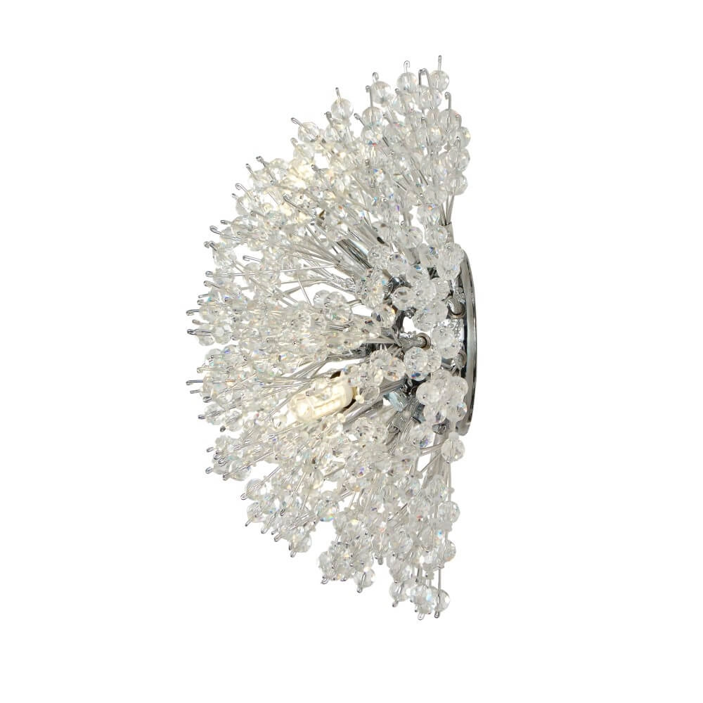 Wall lamp Sunburst Ø 29cm chrome