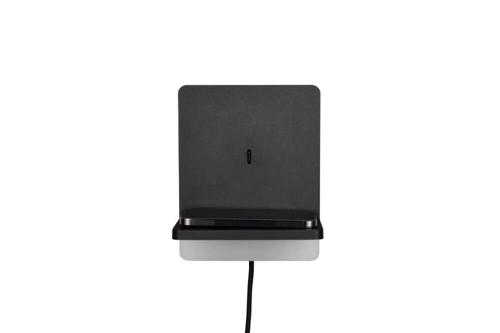 Led bedroom wall lamp Fairfield black Trio 4017807614787