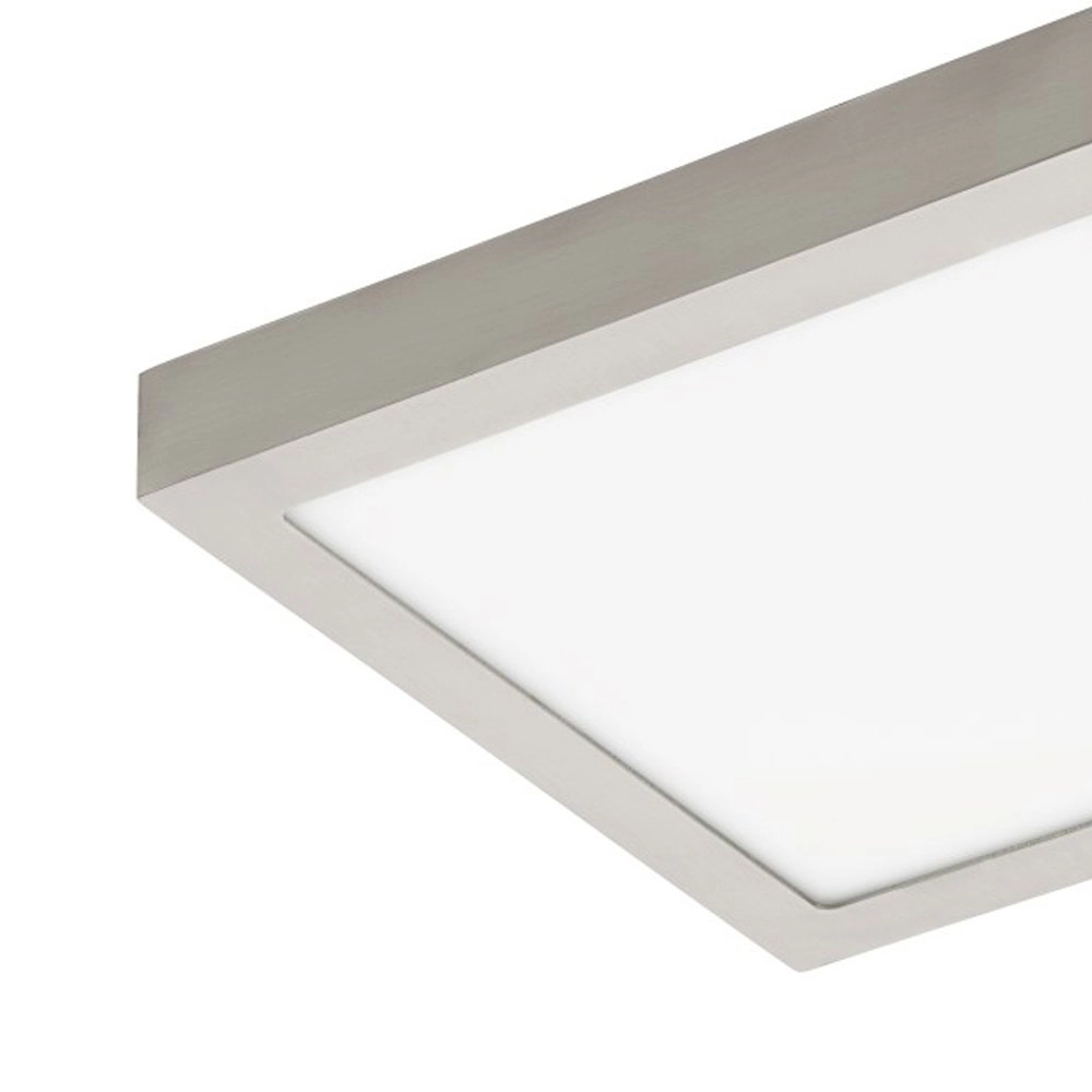 LED flush ceiling light Fueva-C Square 30cm nickel matt Eglo 9002759966812