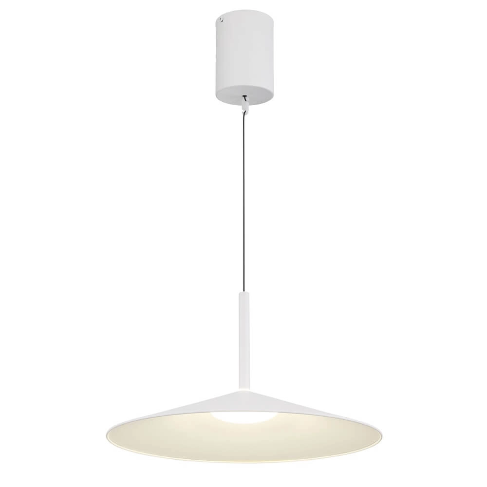 Round pendant lamp Lampone white design Ø 47.5cm Globo 9007371453375