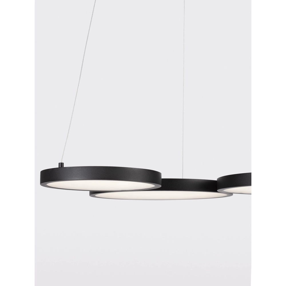 Modern pendant lamp Magnus black 55cm Lyora 5212017433169