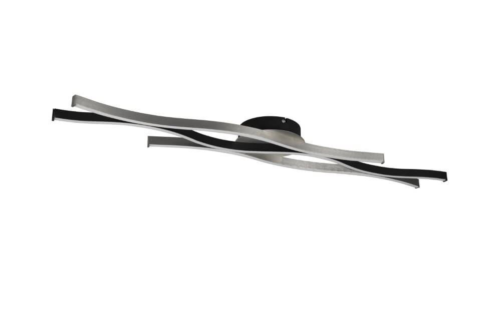 Ceiling light Blaze black with metal Trio 4017807539936