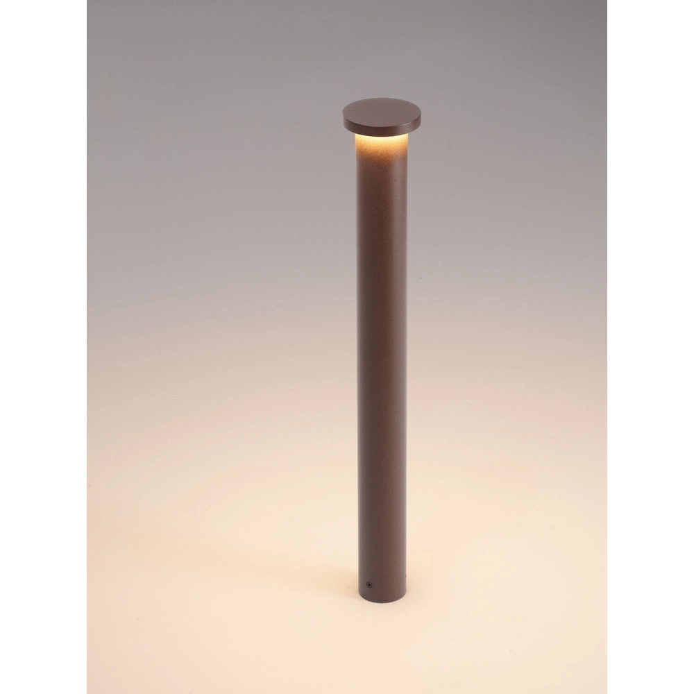 Modern path lighting Bast rust brown 65cm - 2700K Lyora 5212017497673