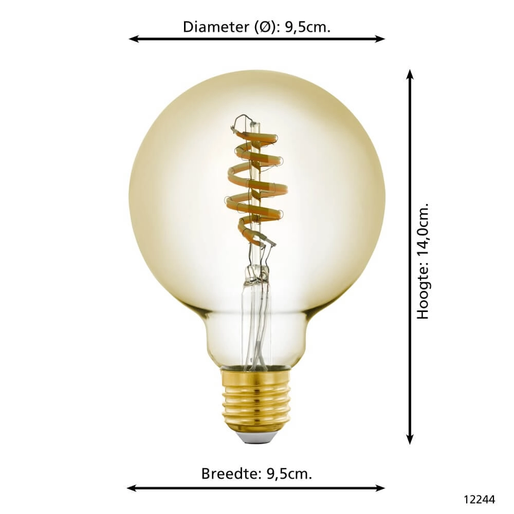 LED lamp bulb Zigbee - E27 - 4.9 watt - 2200-6500K - G95 Eglo 9002759122447