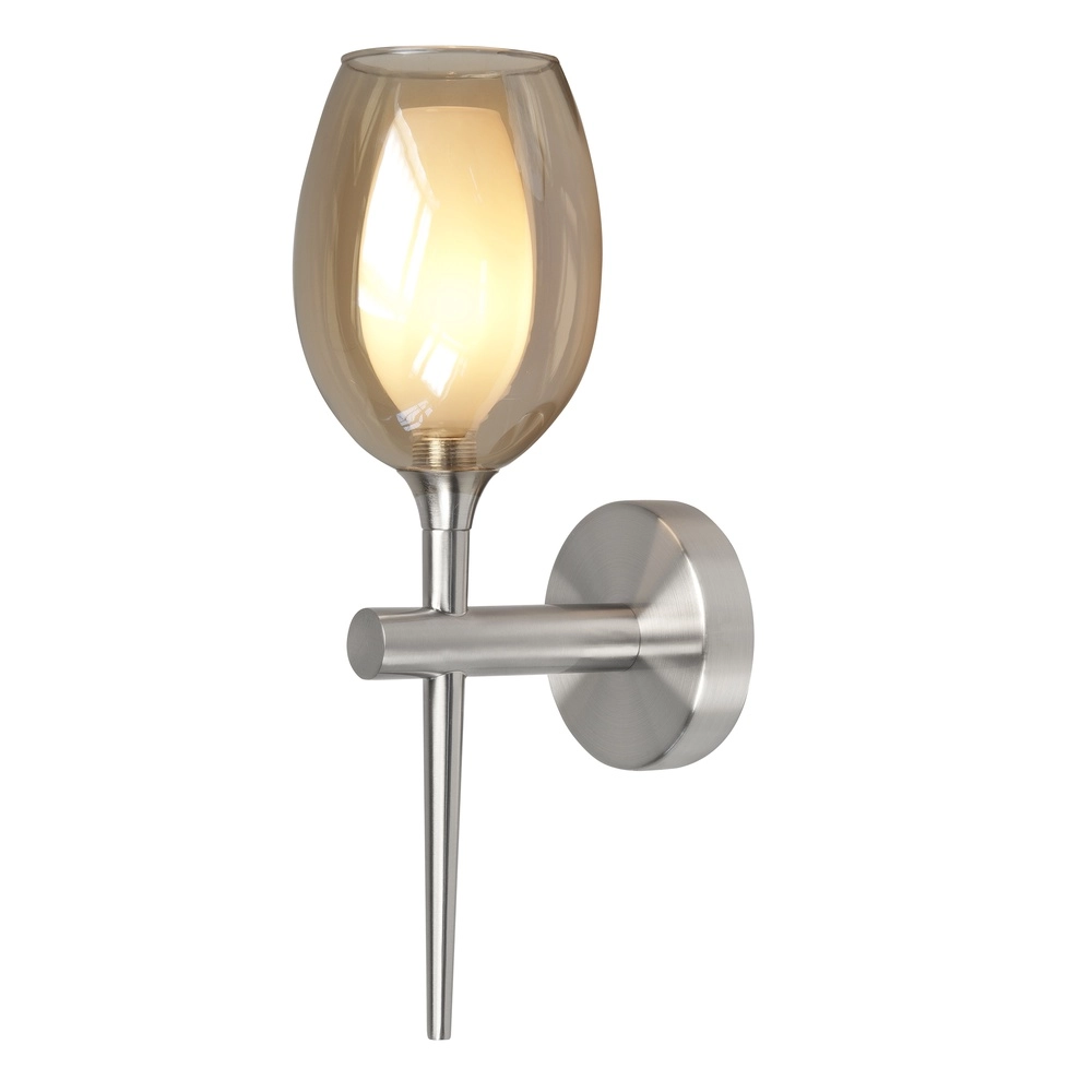 Wall lamp Belle nickel