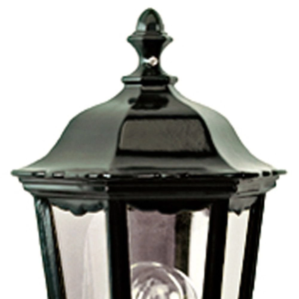 Classic flat outdoor lamp Ancona black KS Verlichting 8714732513043